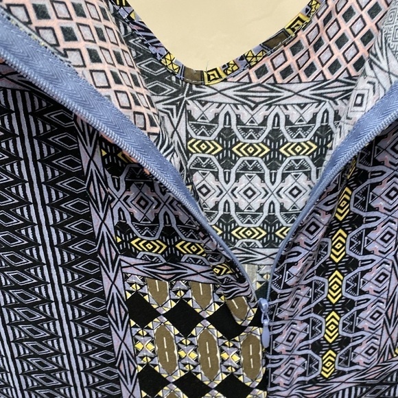 Ellos Maxi Dress Womens Plus Sz 22 Tiered patchwork Cottage Core Avanteguard - Picture 6 of 9